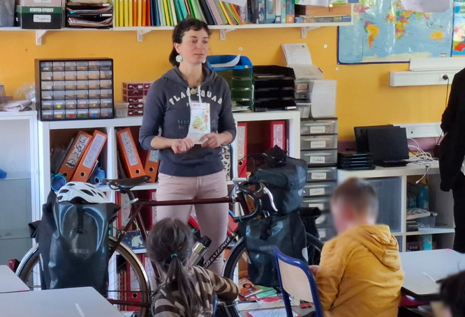 Une voyageuse au long cours à l&rsquo;école !