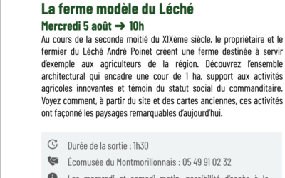 SORTIE NATURE – La Ferme modèle du Léché
