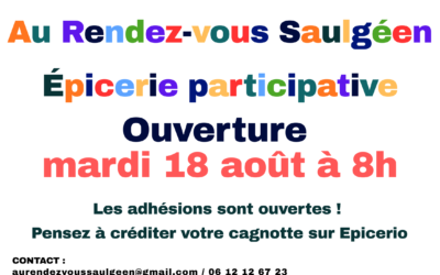 OUVERTURE DE L’ÉPICERIE PARTICIPATIVE !
